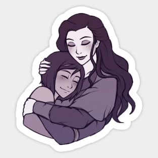 korrasami hugs Sticker